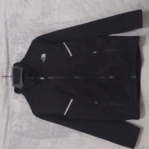 Boys North Face Windwall Zip up Jacket Black Boys Size Medium